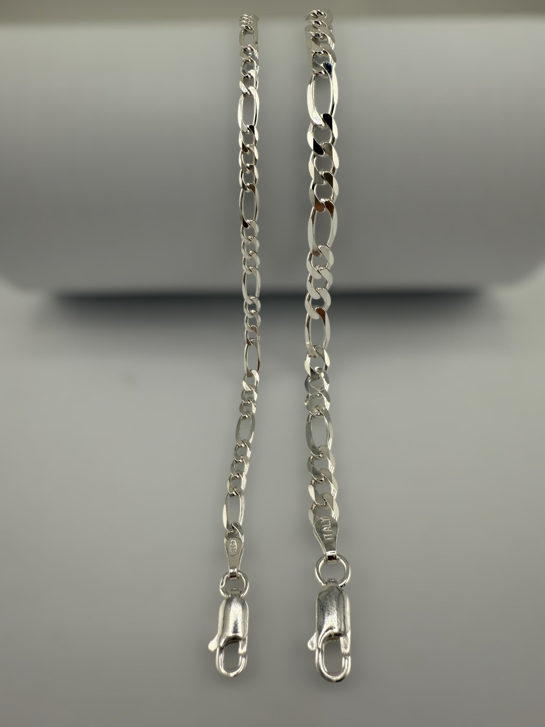 Classic Sterling Silver Figaro Chain Necklace - Classic Men's & Women's Jewelry image 3