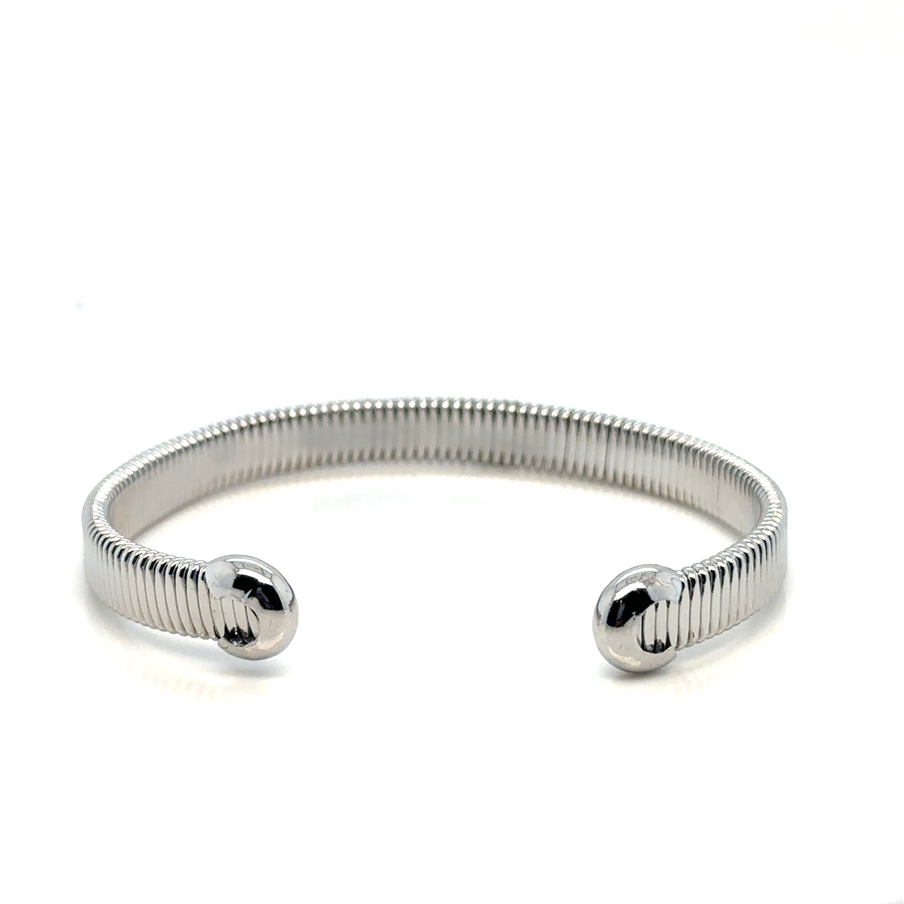 Stylish Gold-Plated Bangle Set with Textured Finish, Wide Cuff Bracelet image 2