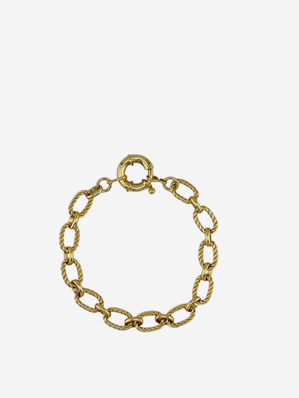 Aurora Gold-Plated Rope Link Bracelet image 3