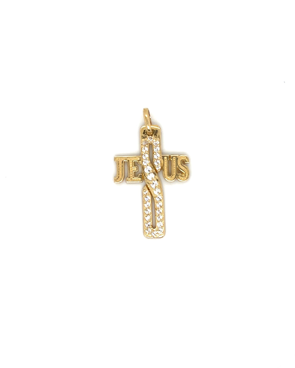14K Real Gold Cross Pendant, Gold Crucifix Pendant, Unisex Crucifix Pendant image 2