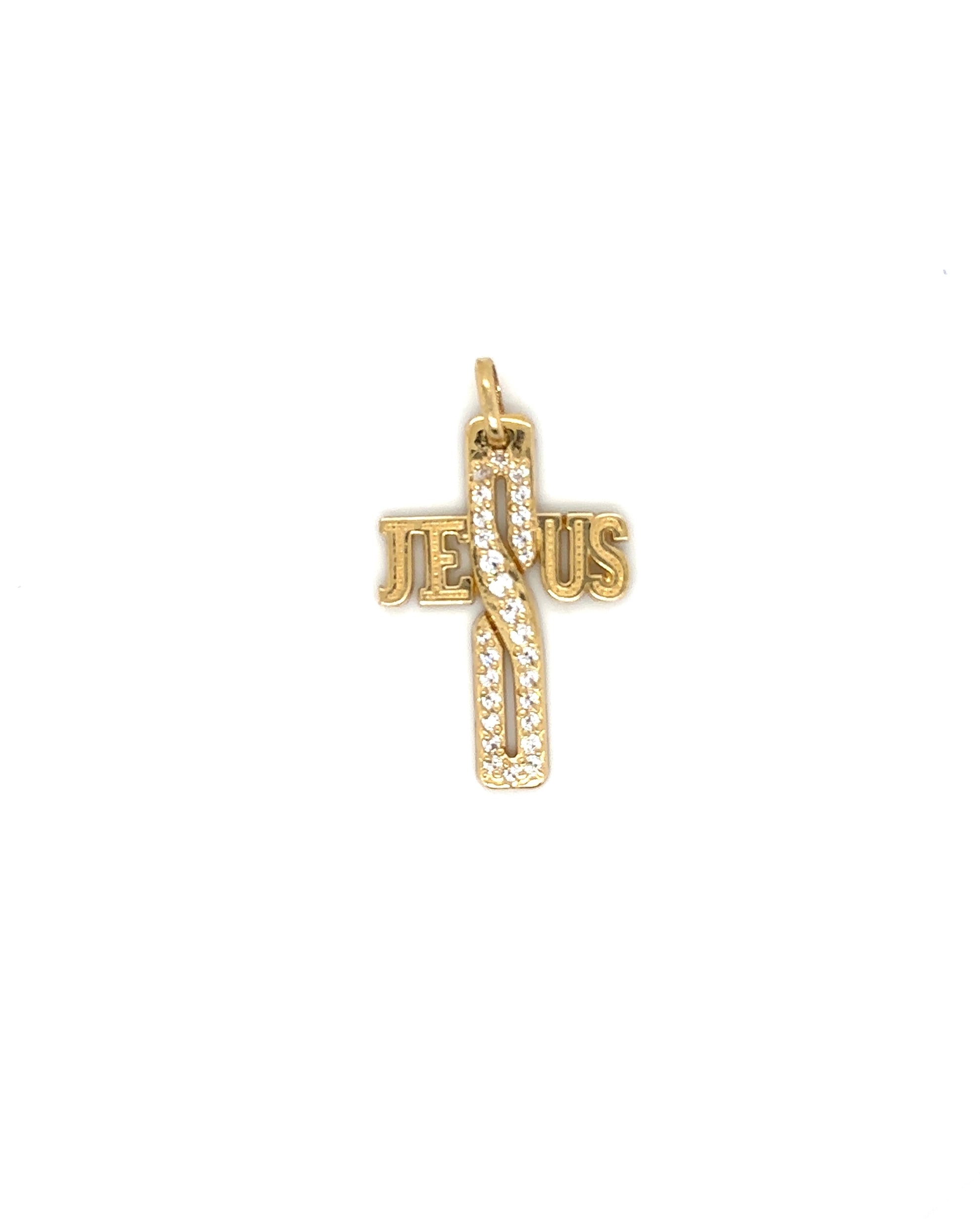 14K Real Gold Cross Pendant, Gold Crucifix Pendant, Unisex Crucifix Pendant image 2