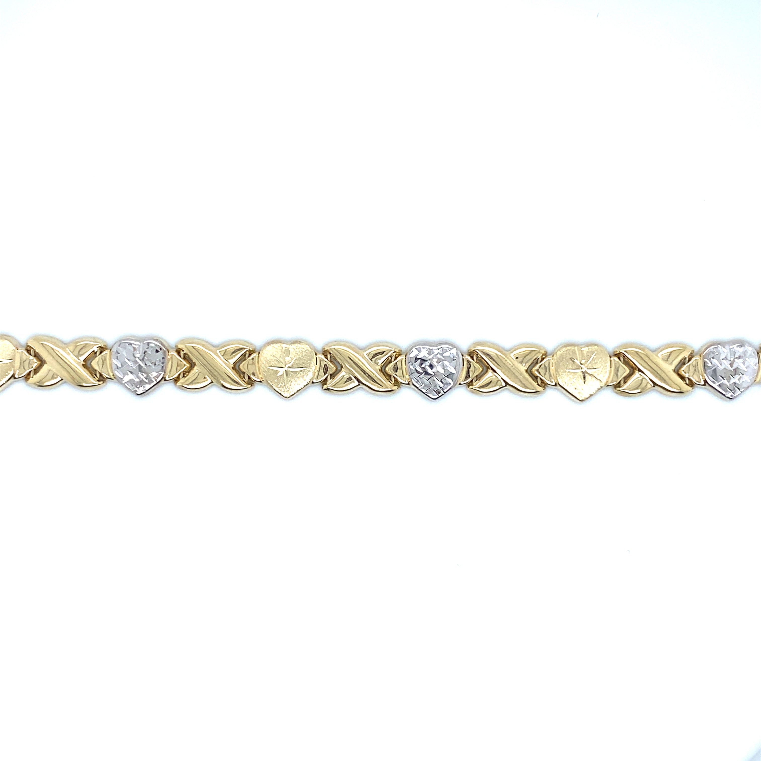 14K Women’s XO Hugs and Kisses Necklace image 1