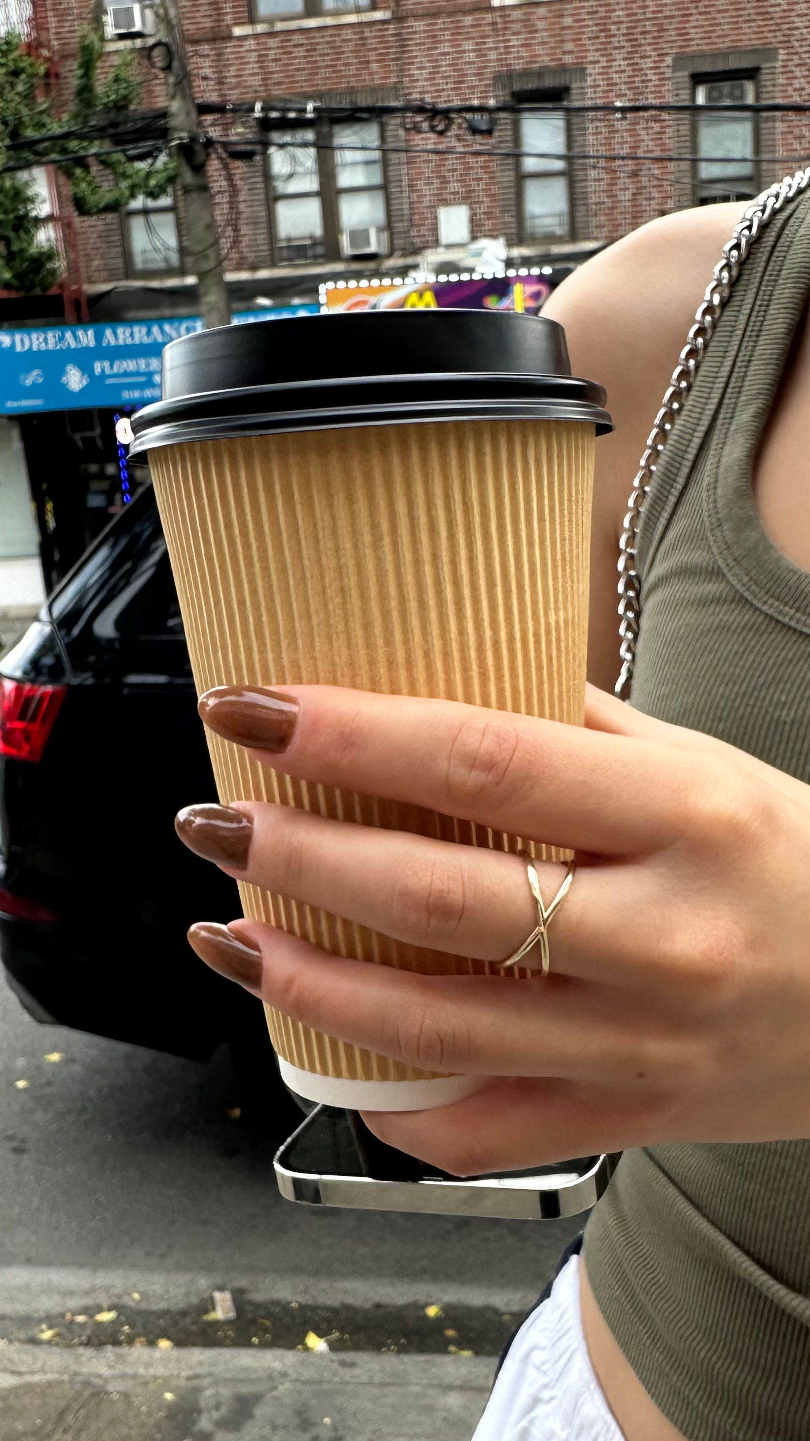 14K Solid Gold X Ring – Minimalist Crossover Band, Dainty Criss Cross Ring, Ever image 1