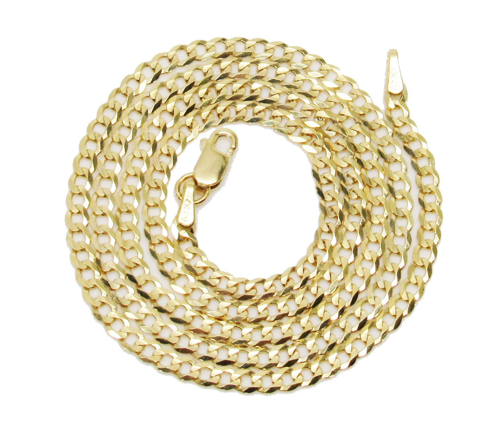 Cuban Chain 14K Solid Gold image 2