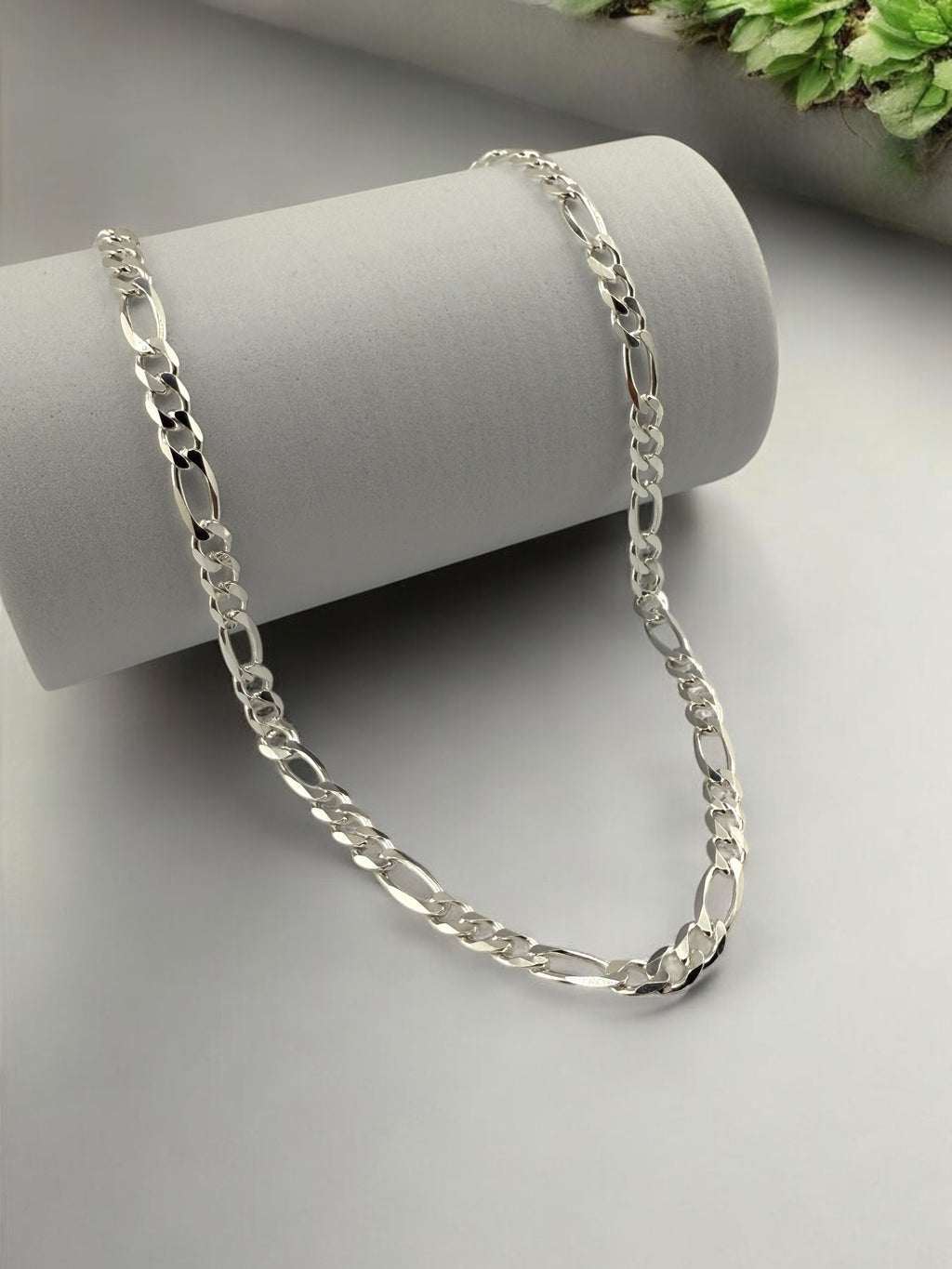 Classic Sterling Silver Figaro Chain Necklace - Classic Men's & Women's Jewelry image 1