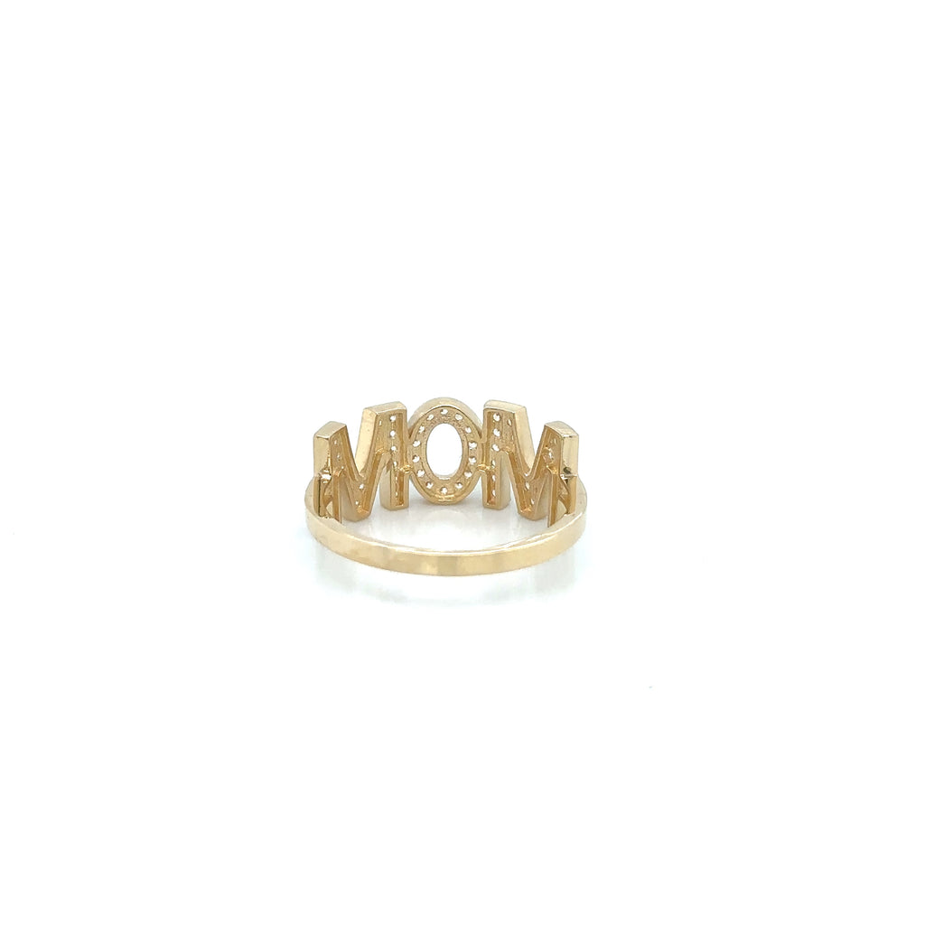 14K Real Gold Women’s Ring with Cubic Zirconia, Mother’s Day Gift image 2