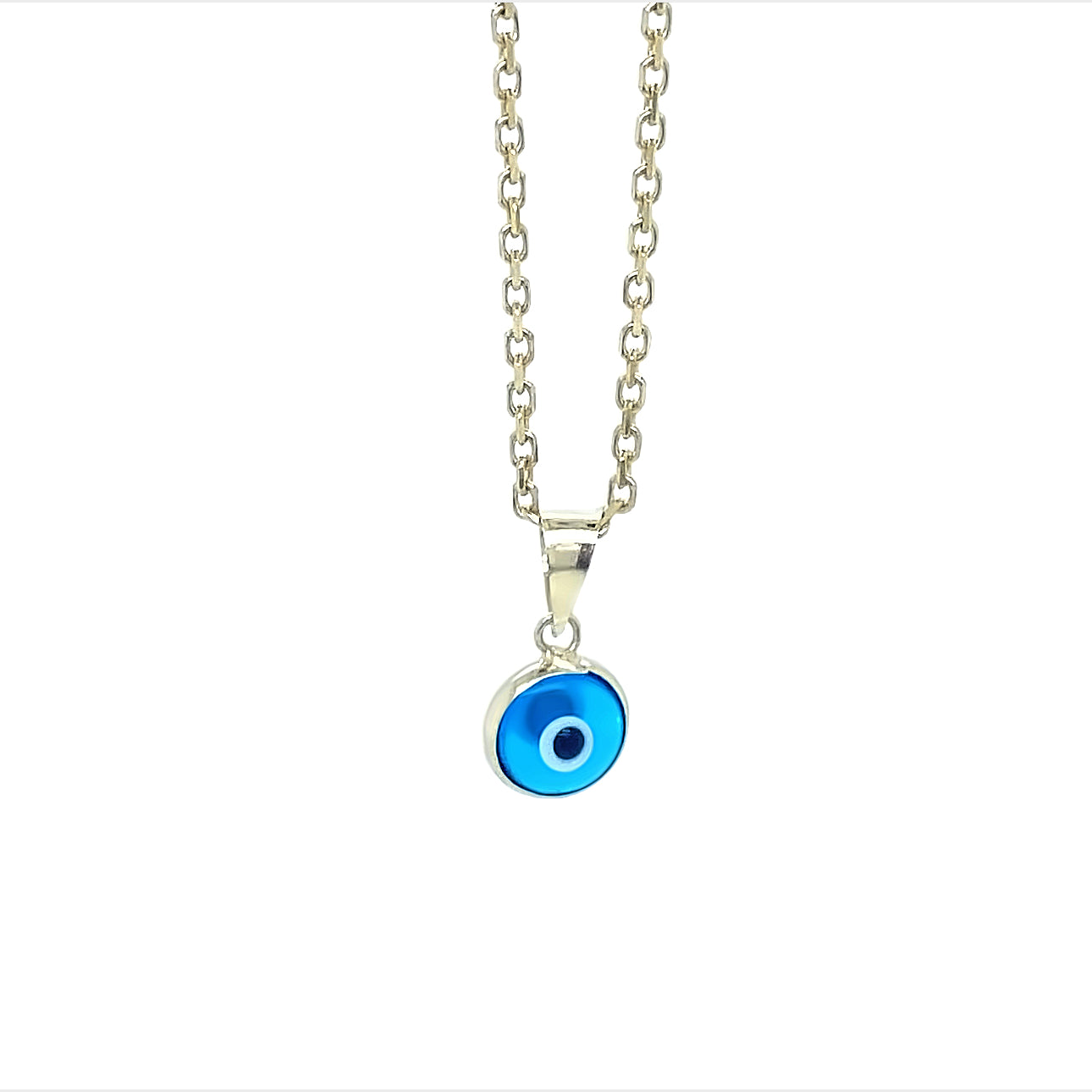 14 K Real Yellow Gold Evil Eye Pendants image 3