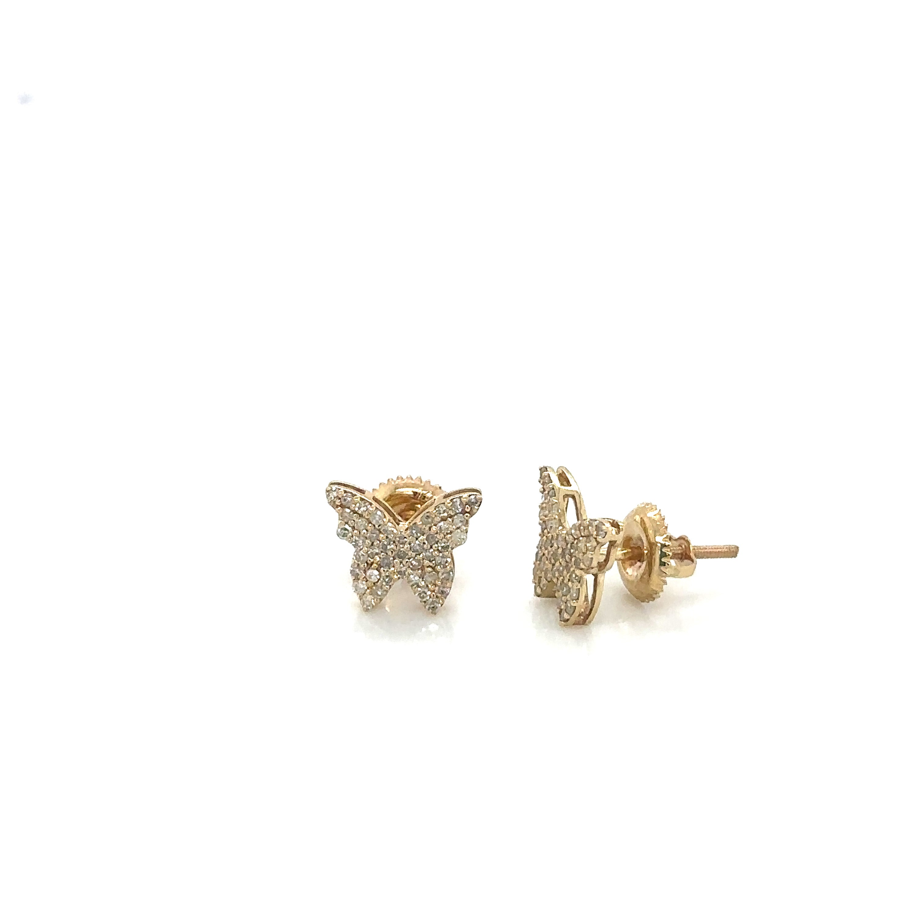 14k Gold 0,44Ct Diamond Earrings, Real Diamond Earrings,14K Solid Gold b image 0