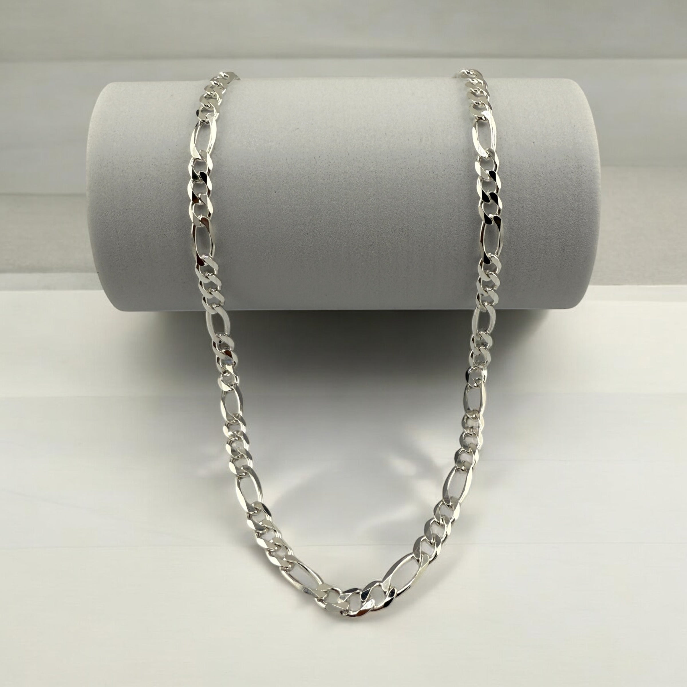 Classic Sterling Silver Figaro Chain Necklace - Classic Men's & Women's Jewelry image 0