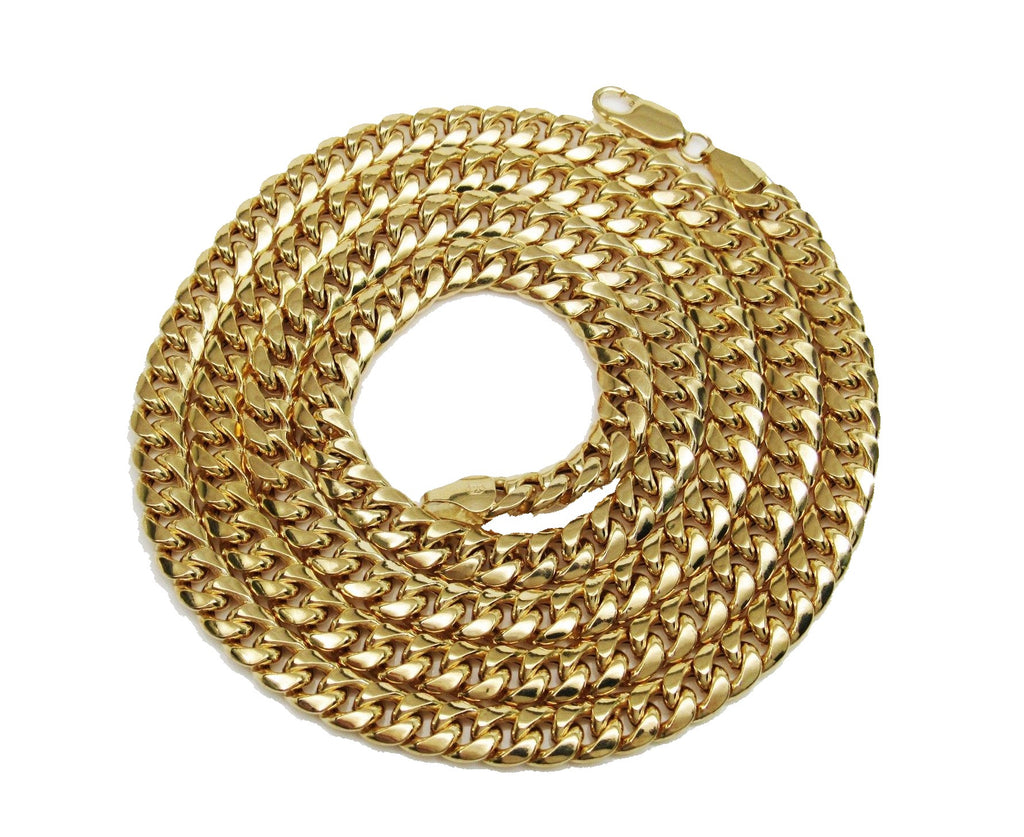 14K Hollow Miami Cuban Link Chain image 2