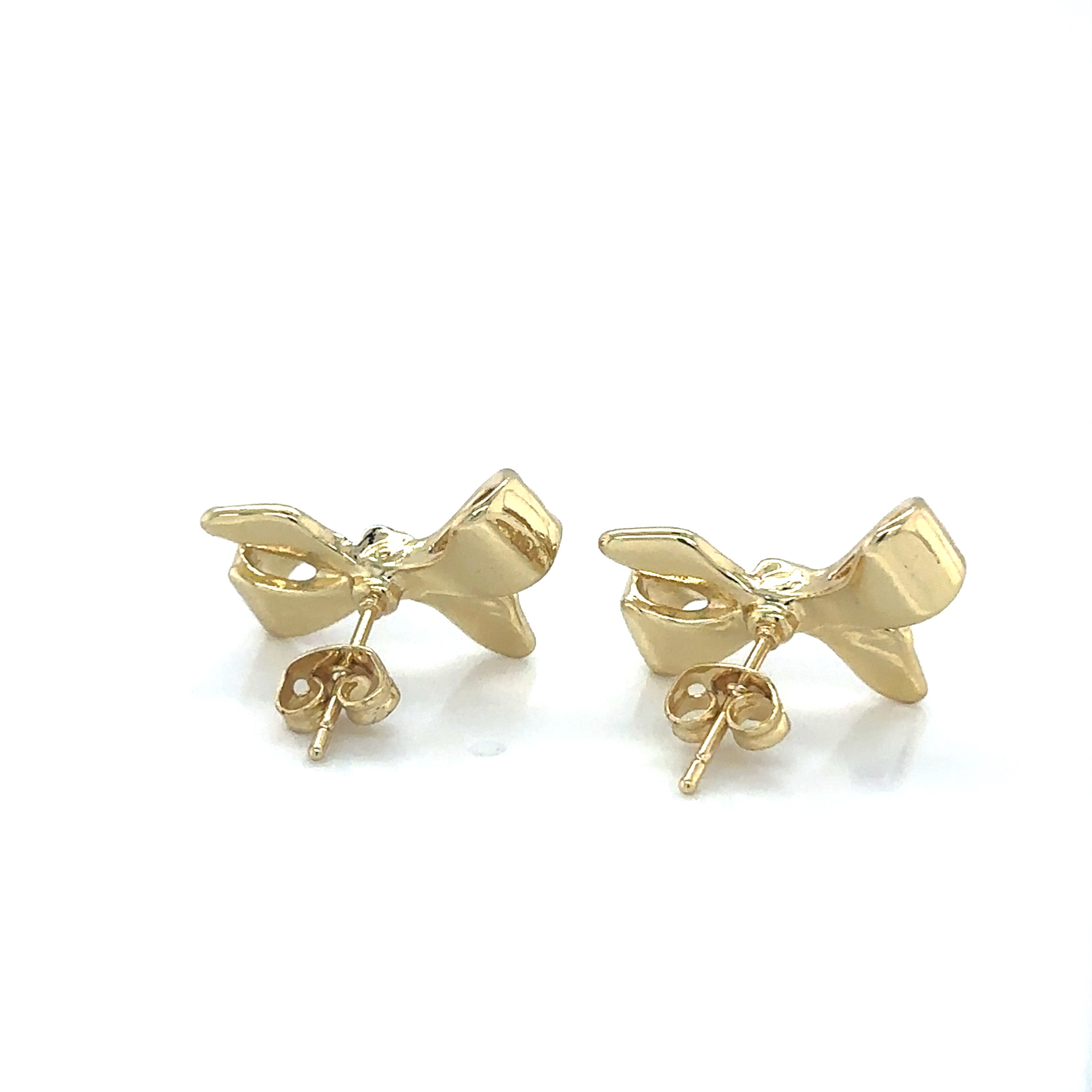 Delicate Gold-Plated Bow Stud Earrings image 3