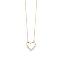 14K Custom Designed Heart Shape Chain image 0