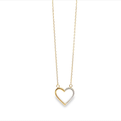 14K Custom Designed Heart Shape Chain image 0