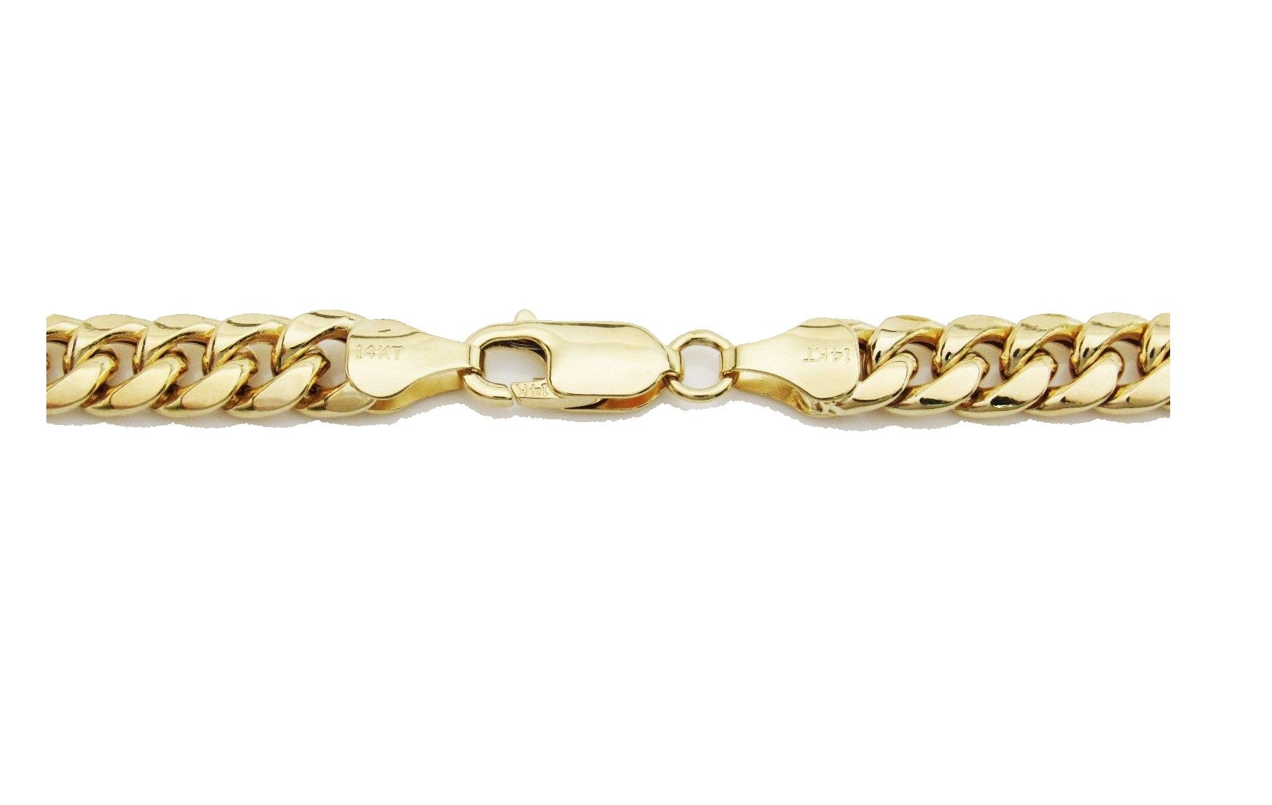 14K Hollow Miami Cuban Link Chain image 1