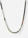 Sterling Silver Herringbone Flat Chain Necklace image 0