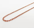 14K Moon Cut Chain in Rose Gold image 1