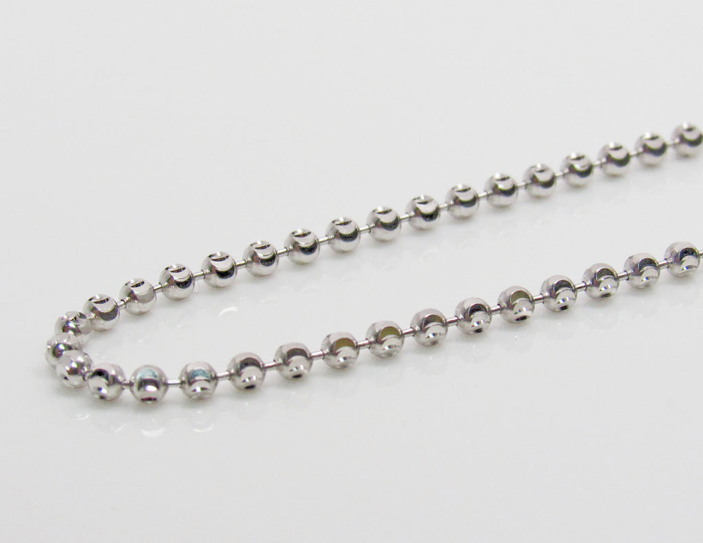 Moon Cut Chain in White Gold 14K image 1
