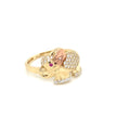 14K Gold Elephant Ring image 1