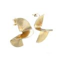 Modern Geometric Gold-Plated Earrings image 0