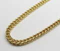 Franco Chain Necklace in Real 14K Hollow Gold image 0