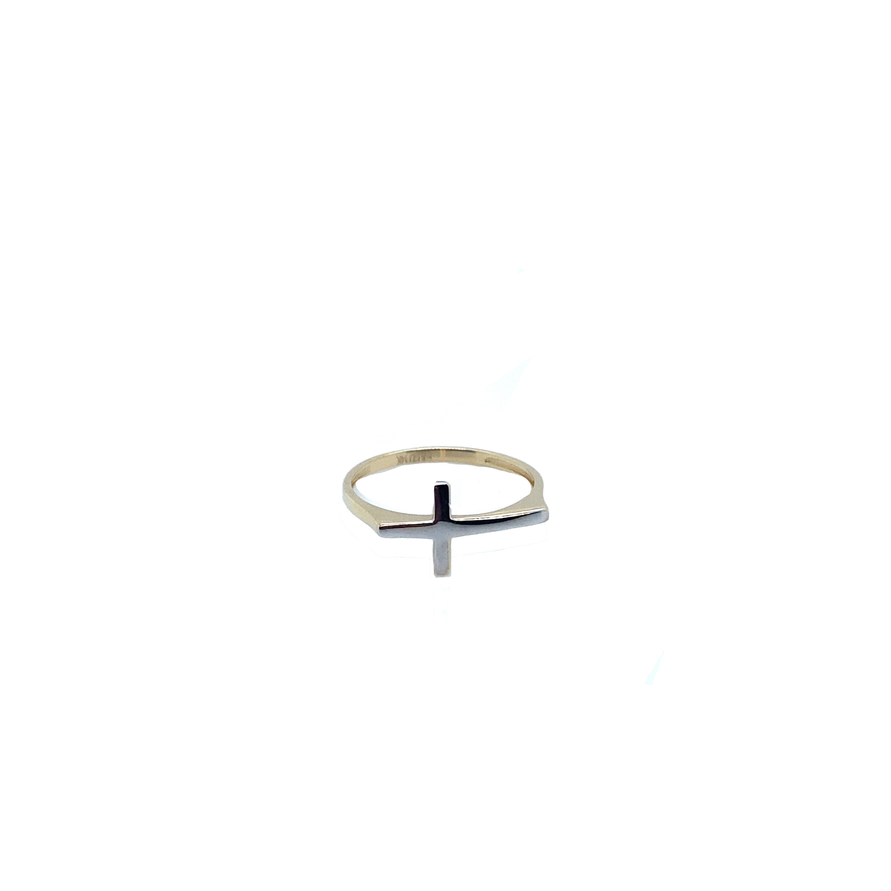 Two Tone 14K Real Gold Ring image 0