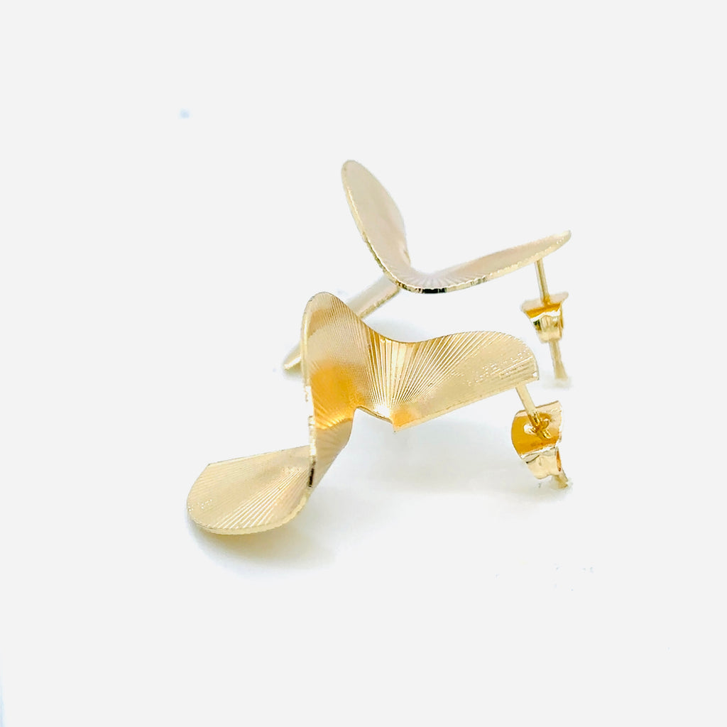 Modern Geometric Gold-Plated Earrings image 4