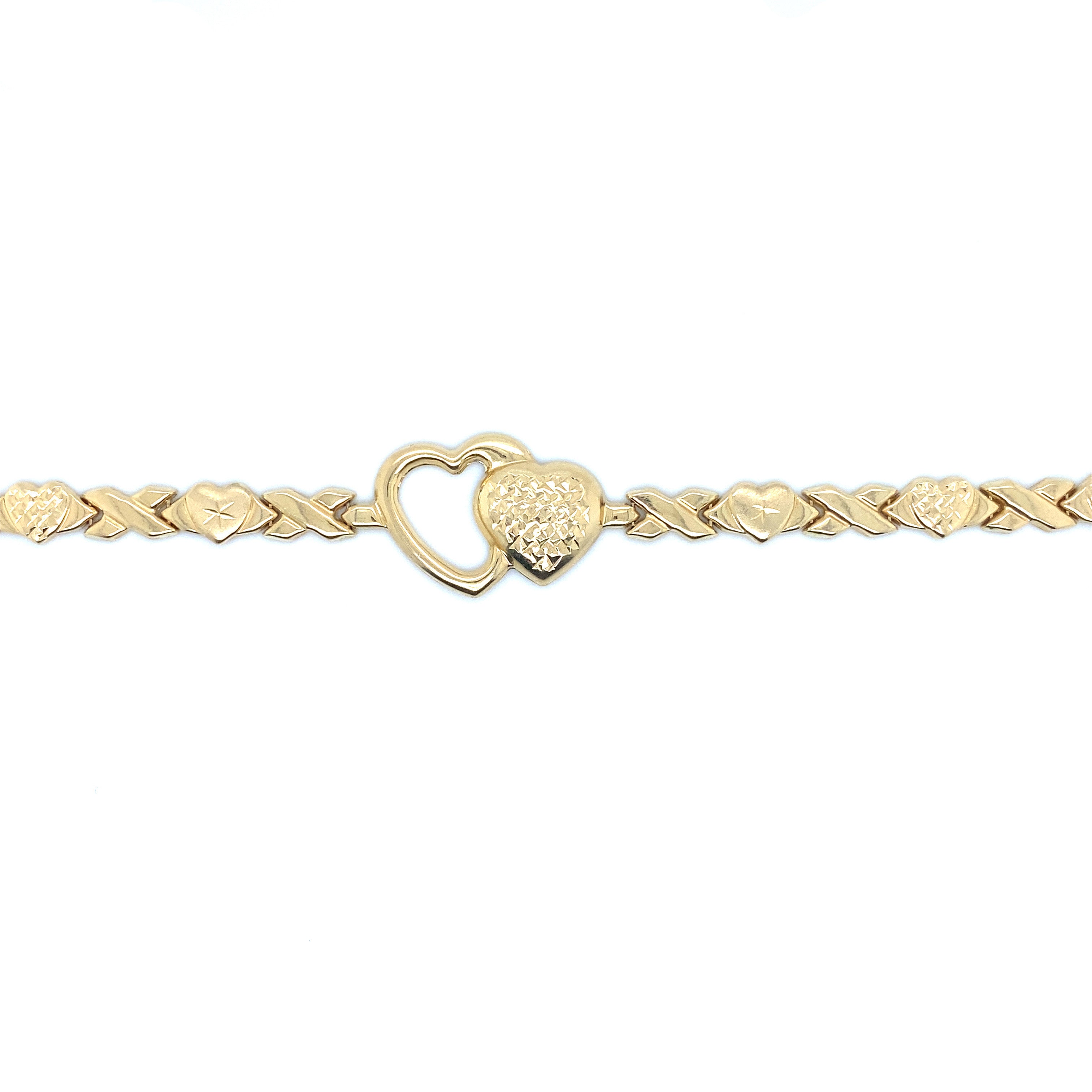 14K XO Hugs and Kisses Women's Bracelet image 0