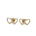 14k Gold 0,30Ct Diamond Earrings,Real Diamond Earrings,14K Solid Gold He image 0