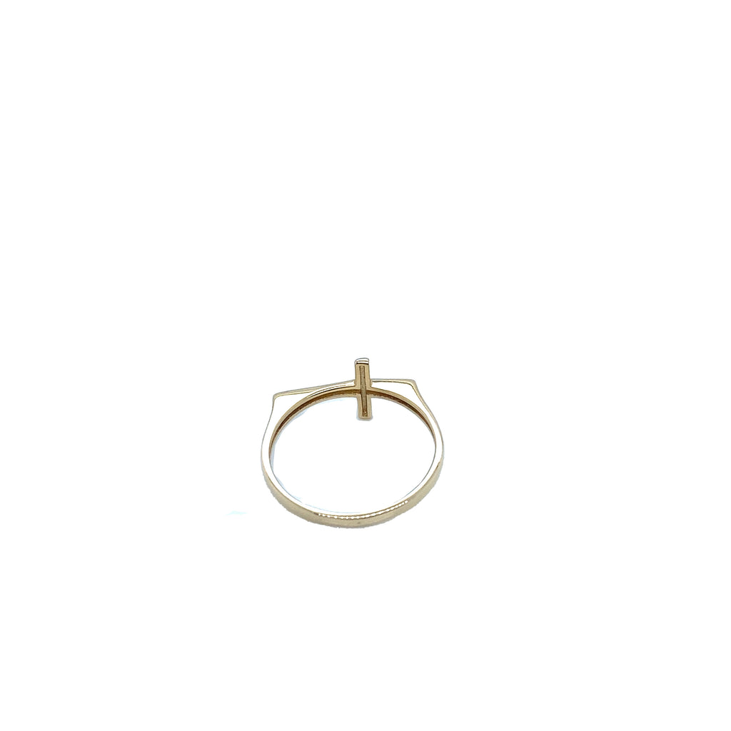 Two Tone 14K Real Gold Ring image 1