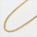 Cuban Chain Necklace in 10K Real Gold-Hollow image 0