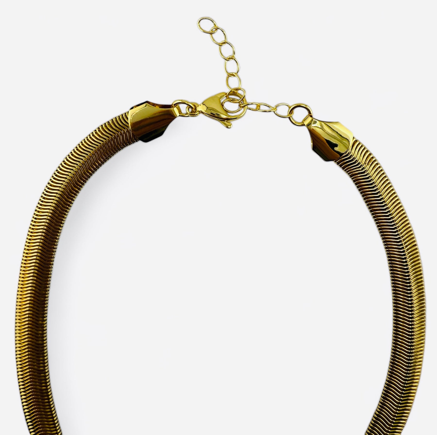 Radiance Gold-Plated Snake Chain Necklace image 6