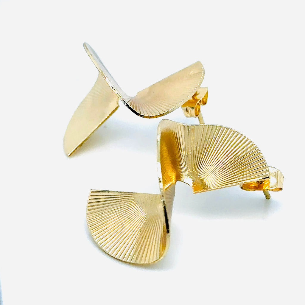 Modern Geometric Gold-Plated Earrings image 5
