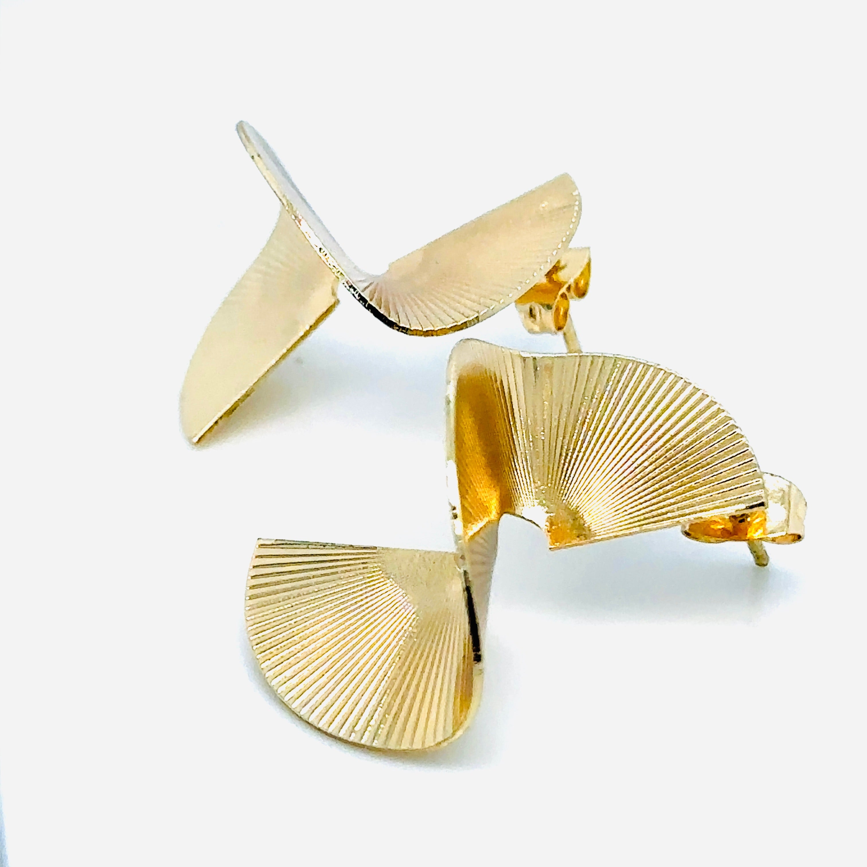 Modern Geometric Gold-Plated Earrings image 5