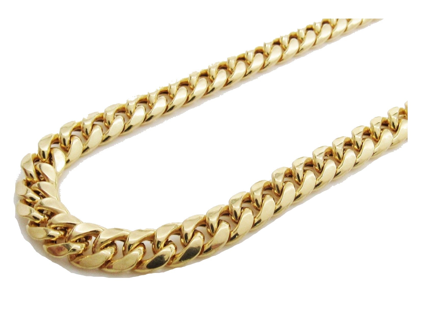 14K Hollow Miami Cuban Link Chain image 3