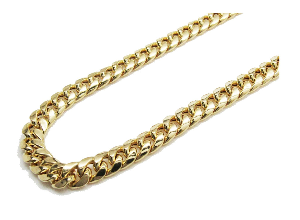 14K Hollow Miami Cuban Link Chain image 0