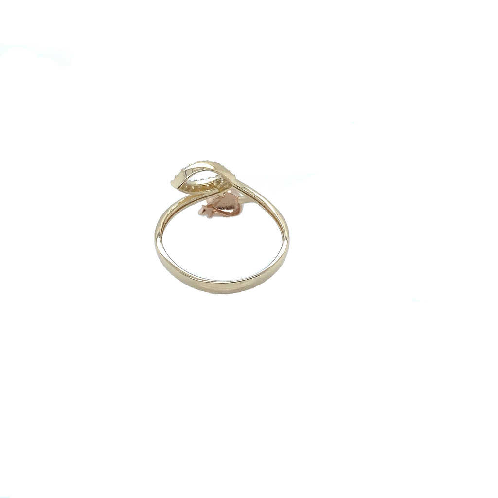 Women’s Tulip Ring in Real 14K Gold image 1