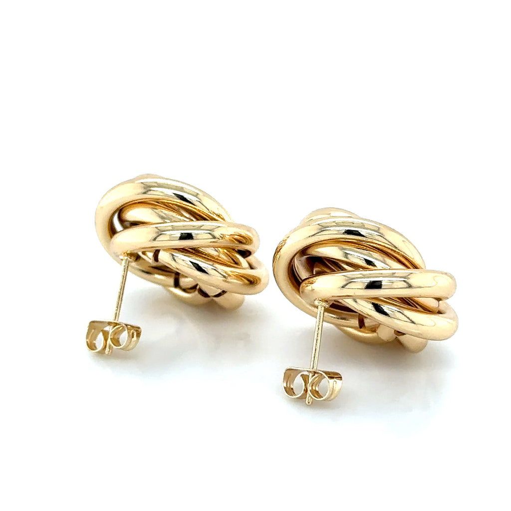 Timeless Gold-Plated Infinity Knot Earrings image 4